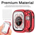 TPU Cover for Apple Watch Ultra 49mm 45mm 41mm 42mm/38mm 44mm 40mm Full bumper Screen Protector iWatch serie 8 7 6 5 4 3 SE case. 