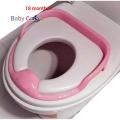 Commode Support Toilet Seat(18 m+) White & pink. 