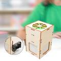 Wooden Science Experiment Set DIY Air Purifier Hand Eye Coordination Handcraft Teaching Tool Early.