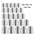 25 Pcs Set Metal Wedge axe handles Wedges 8mm, 10mm, 11mm, 13mm, 16mm Replacement Splitting Wedge Set Strong for Sledge Hammer Mauls Handle. 