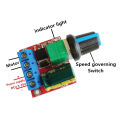 SRS Motor Speed Controller Adjustable Board Switch 12V 24V DC-DC 4.5V - 35V 5A 90W PWM DC. 