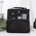 Large Makeup Bag, Zipper Makeup Case Handbag Cosmetic Organizer Bag Train Case for Makeup Brushes. 
