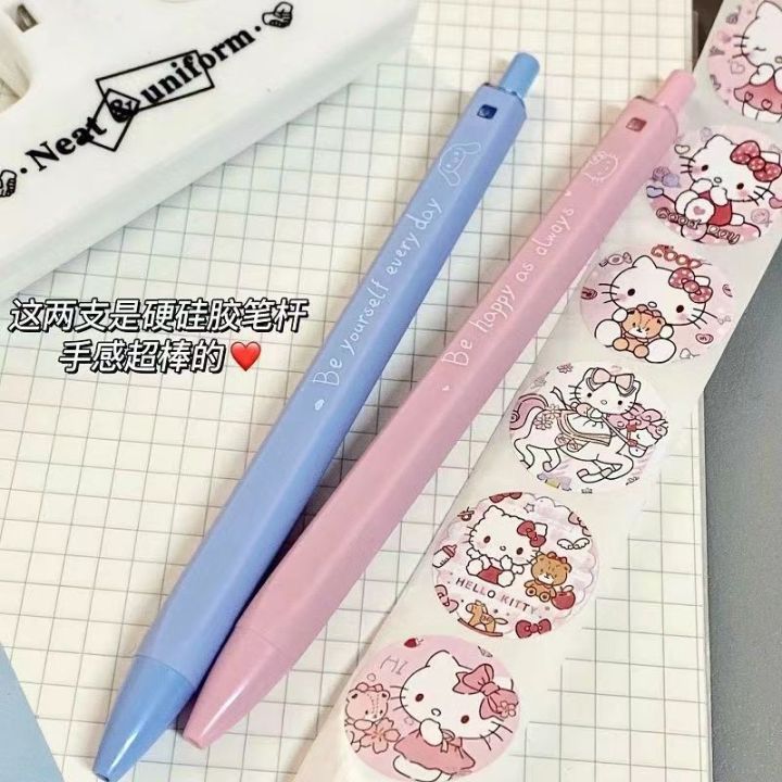 ins%20wind%20Sanrio%20KT%20cat%20square%20pen%20high%20value%20simple%20quick-drying%20pen%20student%20brush%20question%20press%20gel%20pen%20spot%20-%20Image%204
