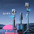 Q185 Intelligent Face Tracking Selfie Stick 360 Degree Rotation Ai Gimbal Stabilizer with Remote Shutter Wireless Bluetooth Selfie Stick Tripod for Live Streaming.