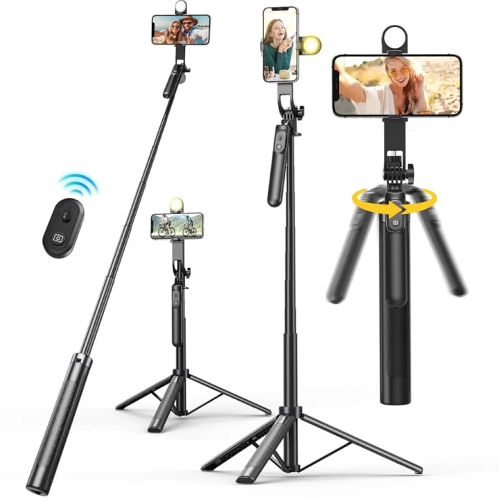 Plokama%20K9%20Selfie%20Stick%20Tripod%20LED%20Selfie%20Stick%20Tripod%205%20Feet%207%20Inch%20-%20Image%206