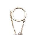 Clip Earring Chain Faux Crystal Clip Earring. 