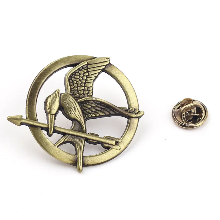 Cross-border hot Hunger games Mockingjay pin pins in stock