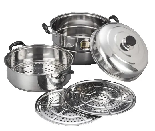 26Cm%20Stainless%20Steel%20Food%20Steamer/2%20Layer:%20Cook%20Healthy%20And%20Delicious%20Meals%20With%20Ease%20Using%20This%20Stainless%20Steel%20Food%20Steamer%20-%20Image%203