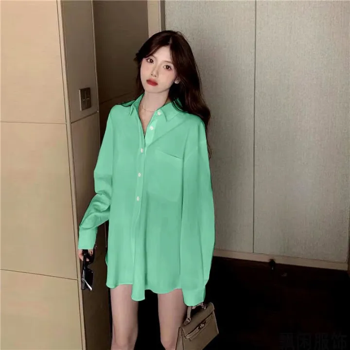 Spring%20and%20Autumn%20Women's%20New%20Korean%20Style%20bf%20Wind%20Loose%20ins%20Mid-Length%20Thin%20Student%20Coat%20Women%20Long%20Sleeve%20Shirt%20Women%20-%20Image%209