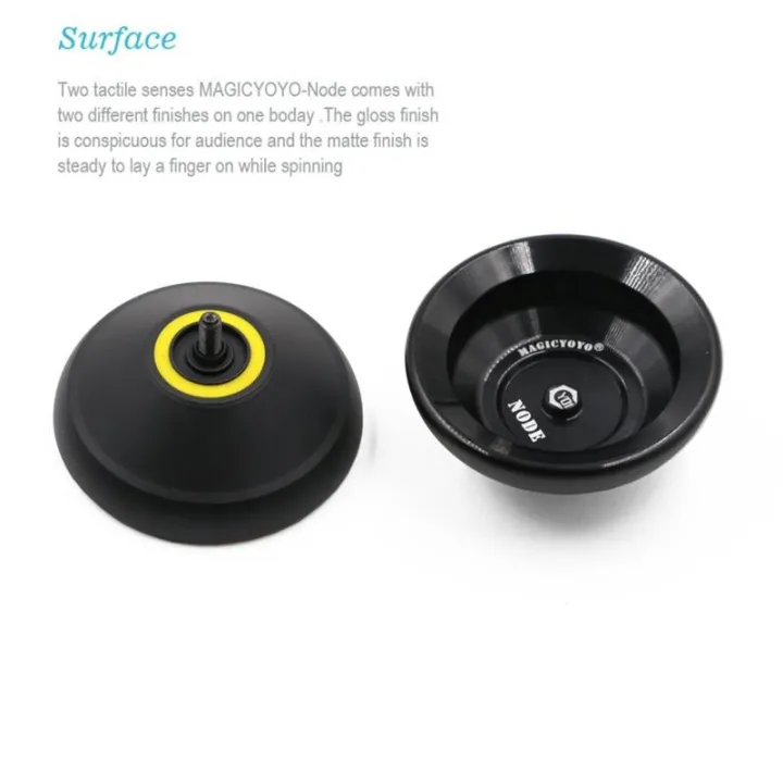 Magicyoyo%20Y01%20Yoyos%20Node%20Pro%20Unresponsive%20Yo-Yos%20Alloy%20,Professional%20Yoyo%20(Black)%20-%20Image%203