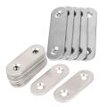 Delicate product 10Pcs Flat Mending Plates Repair Fixing Joining Brackets 40X15mm & 5Pcs 60mm x 16mm Straight Repair Joining Mending Flat Plate Bracket.