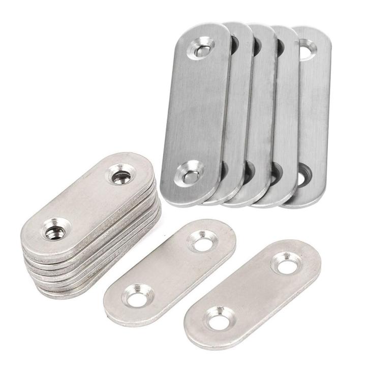 Delicate product 10Pcs Flat Mending Plates Repair Fixing Joining Brackets 40X15mm & 5Pcs 60mm x 16mm Straight Repair Joining Mending Flat Plate Bracket