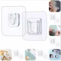 10Pair Double Sided Wall Adhesive Hook Socket Holder.