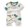 Summer Cartoon Baby Boy Girl clothing Rompers Short sleeve cotton Infant Newborn Clothes Jumpsuit For 0-18 Toddlers Bebe Outfits.