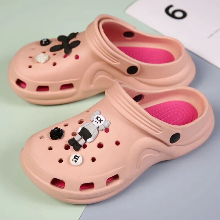 Hole%20Shoes%20Women's%20Sandals%20New%20Medical%20Operating%20Room%20Nurse%20Slippers%20Toe%20Cap%20Slippers%20Non-Slip%20Soft%20Bottom%20Men's%20Beach%20Shoes%20-%20Image%204