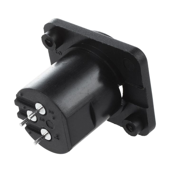 XLR%20Male%20Plug%20Straight%20Terminal%20Panel%20Mounted%20Connector%2020%20Pieces%20-%20Image%202