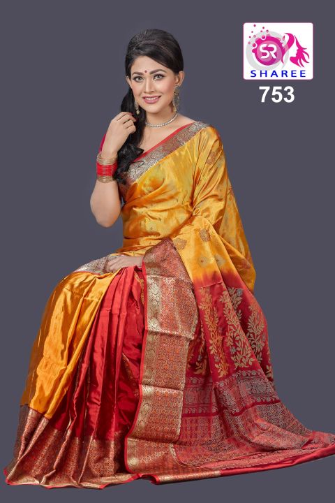 Tangail%20Tat%20Eye%20catching%20design%20with%20exclusive%20collection%20Soft%20Silk%20Sharee%20-%20Image%204