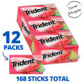 Trident Island Berry Lime Flavor Sugar Free Gum Full Box 12 Pack. 