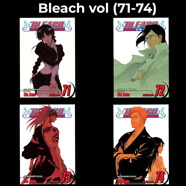 Bleach Volume (71-74) Paperback Manga Set