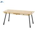 Folding Table Ultralight Desk Foldable Small Table Portable Beach Table Adjustable Height for Patio. 