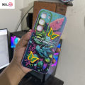 Realme C71 Ladies Back Cover With Stone Butterfly & Glitter Cover - Phone Back Cover. 