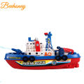 Kids Electric Fire Boat Simulation Fire Fighting Boat Toy Pool Toys Marine Models With Music Light. 