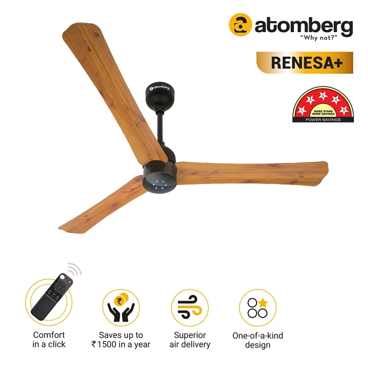 Atomberg%20Renesa+%201400MM%20/%2056%20INCH%2032W%20BLDC%20motor%20Energy%20Saving%20Ceiling%20Fan%20Remote%20Control%20(Golden%20Oakwood)%20India%20-%20Image%204