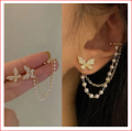 Butterfly Stud Earrings for Girls - Simple and Stylish Design. 