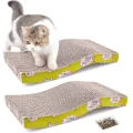 Cat Scratching Board Mat with Catnip Scratcher for Kitten, Cat & Pet. 