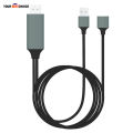 Mobile Phone to TV Adapter Cable USB to HDMI HD With The Same Screen Line For Apple Android Phone and Charging Cable. 