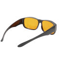 Limeng La Blue Light Blocking Glasses Amber‑Orange Lenses Eyeglasses for Computer Reading TV. 