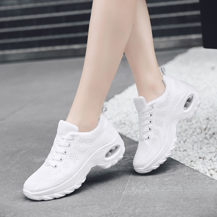Mesh women's shoes, spring new breathable tide with thick-soled sneakers, foreign trade small white shoes, light fashion casual fashion shoes