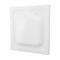 Outdoor Vent Cover Dual Door Dryer Vent Cover ABS Outdoor Dryer Exhaust Vent Cover with 4 Screws for 4 Inch Pipes and Vents. 