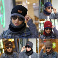 Winter Hat Fashion Knitted Black Hats Fall Hat Thick And Warm And Bonnet Skullies Beanie Soft Knitted Beanies Cotton. 