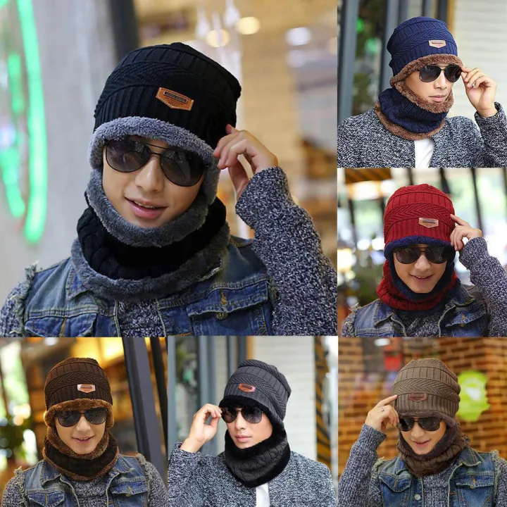 Winter%20Hat%20Fashion%20Knitted%20Black%20Hats%20Fall%20Hat%20Thick%20And%20Warm%20And%20Bonnet%20Skullies%20Beanie%20Soft%20Knitted%20Beanies%20Cotton%20-%20Image%204