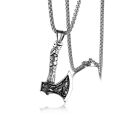 Simple Stainless Steel Cuban Link Chain Necklace for Men - Bold Statement Jewelry for Casual and Formal Wear.
