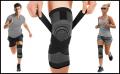 Knee Sleeve Velcro-Strap Support for Arthritis Relief & Sports Performance.