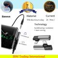 Baseus L43 Mini Adapter for Lightning To 3.5mm Jack Adapter Audio Cable for iOS devices, iOS Systems or above.. IPH ONE X XS MAX/XS/XR etc. Audio Splitter for Charging Music Calling. 