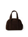 orean ersion retro soft corduroy handbag women's bag 2023 new autumn /winter nhe design commuting bag.