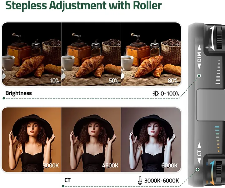 LED%20Video%20Light,%203000K-6000K%20Photographic%20Light%20100%20LED%20Beads%20with%20Clip,%20Dimmable%20and%20Rechargeable%20Mini%20Professional%20Video%20Light%20for%20Camera%20Selfie%20Stick%20Tripod%20Laptop%20Cellphone%20-%20Image%205