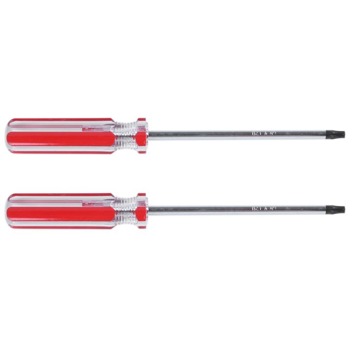 JOUYI 2X Plastic Handle T20 Security Torx Screwdriver Hand Tools