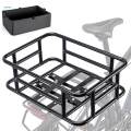 Bike Basket Rear Compatible Simple Installation Repair Parts Accessories for Most Bikes Road Bike.