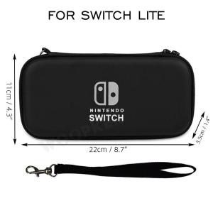 Bilashmart 【VisioN Shop】Portable Pouch for Nintendo case carry bag Nintend Switch Lite cases game accessory