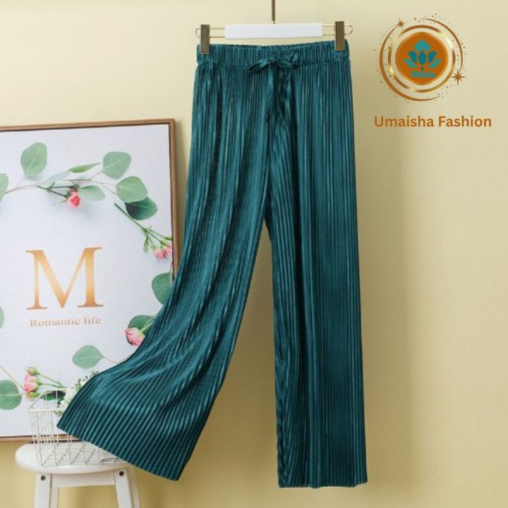 Soft & Stretchable China Linen Palazzo For Women .