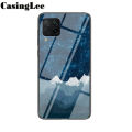 Casinglee For Samsung Galaxy A42 Case Couple Starry Moon Glass Protector Meteor Start Back cover for Samsung A42 Phone cases Cover For girls and Boys. 