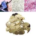 300Pcs 10mm Flat Round Loose Sequins DIY Decor Accessories Sequin Paillettes.
