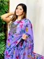 Half silk afsan print saree for women Tangail Saree. 