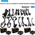 GIGABYTE Original Modular Power Cable for P750GM P850GM P1000GM GPU PCIe 8Pin 6+2Pin Dual 8Pin CPU 4+4Pin SATA Molex ATX 24Pin. 
