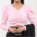 Fashionable Cotton Short Body Full Hata Crop Tops Blouse for Women.