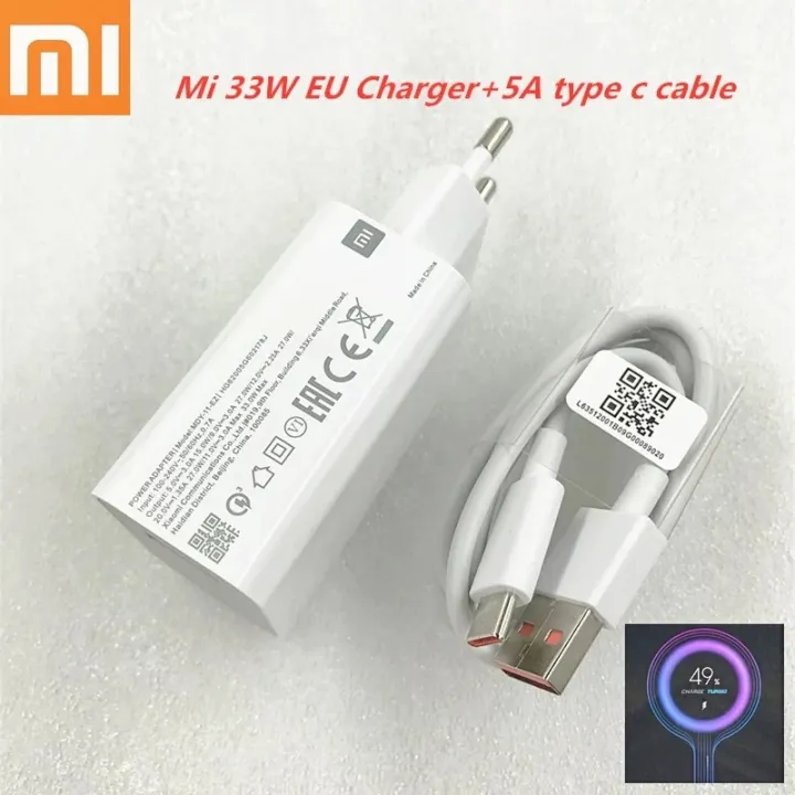 Xiaomi%2033W%20Eu%20Turbo%20Fast%20Charger%20Qc4.0%20Adapter%20100Cm%205A%20Type%20C%20Cable%20For%20Mi%2011%2010%209%2010T%20Pro%205G%209T%20Pro%20Redmi%20K30S%20Note9S%20-%20Charger%20-%20Image%205